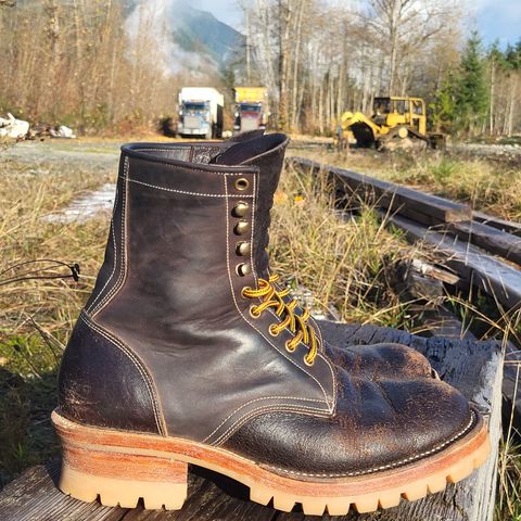 Fortis Custom DAKAR with Logger in Horween Java Waxed Flesh