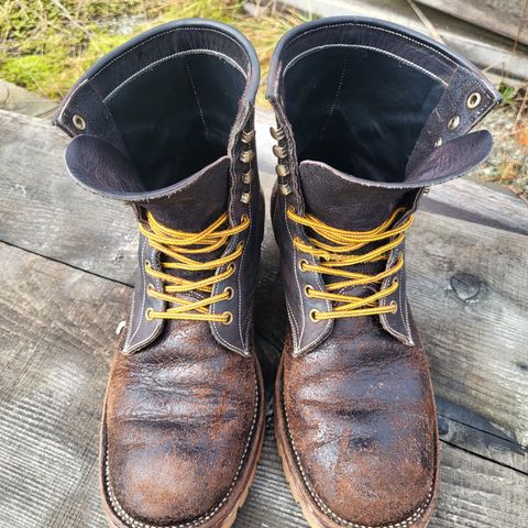 Fortis Custom DAKAR with Logger in Horween Java Waxed Flesh