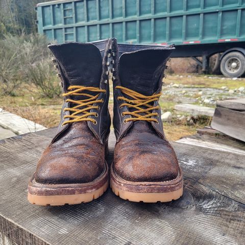 Fortis Custom DAKAR with Logger in Horween Java Waxed Flesh