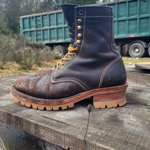 Fortis Custom DAKAR with Logger in Horween Java Waxed Flesh