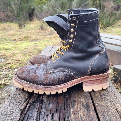 Fortis Custom DAKAR with Logger in Horween Java Waxed Flesh