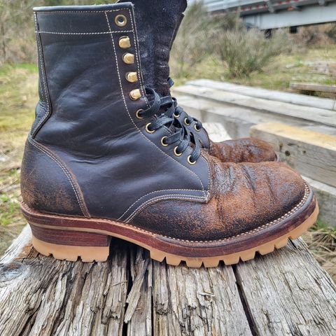 Fortis Custom DAKAR with Logger in Horween Java Waxed Flesh