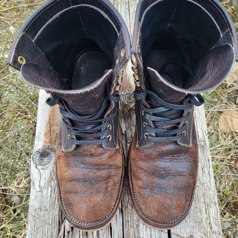 Fortis Custom DAKAR with Logger in Horween Java Waxed Flesh