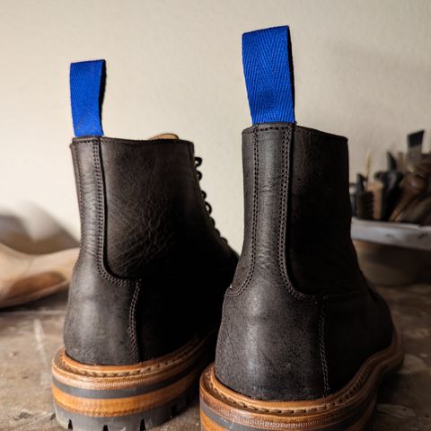 Tricker's Ripon Derby Field Boot in C.F. Stead Flint Kudu