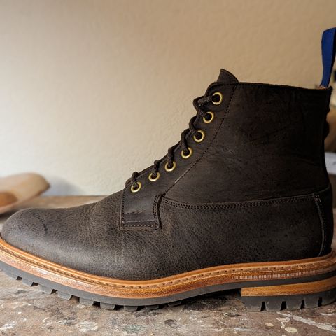 Tricker's Ripon Derby Field Boot in C.F. Stead Flint Kudu