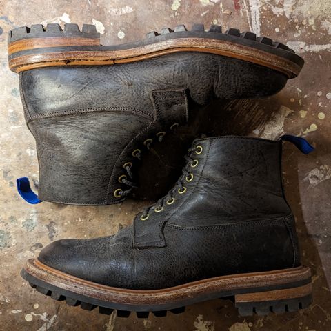 Tricker's Ripon Derby Field Boot in C.F. Stead Flint Kudu