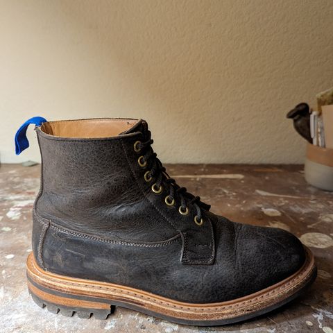 Tricker's Ripon Derby Field Boot in C.F. Stead Flint Kudu