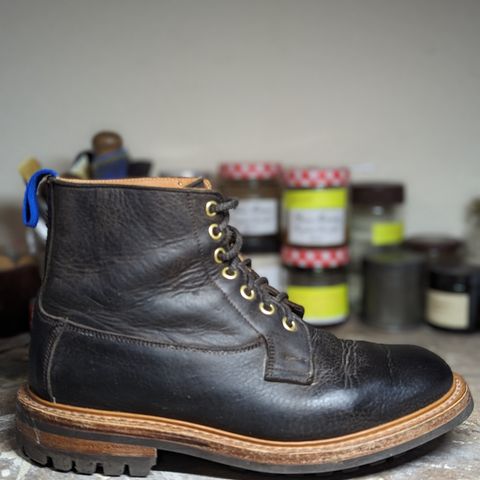 Tricker's Ripon Derby Field Boot in C.F. Stead Flint Kudu
