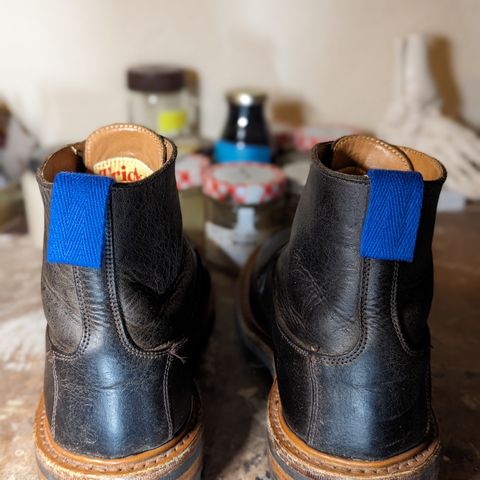 Tricker's Ripon Derby Field Boot in C.F. Stead Flint Kudu
