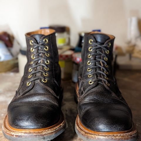 Tricker's Ripon Derby Field Boot in C.F. Stead Flint Kudu