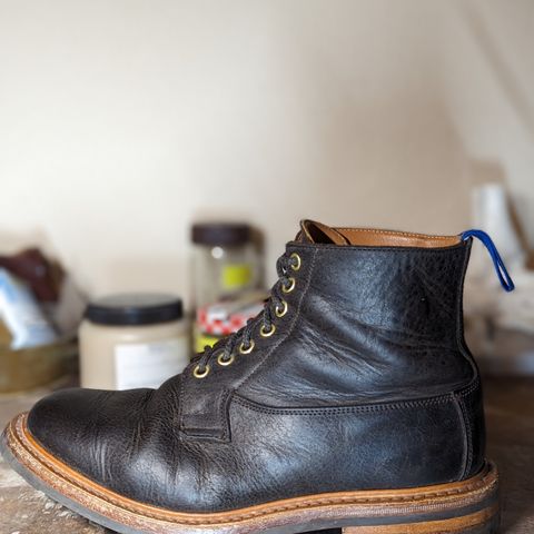Tricker's Ripon Derby Field Boot in C.F. Stead Flint Kudu