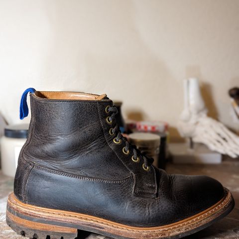 Tricker's Ripon Derby Field Boot in C.F. Stead Flint Kudu