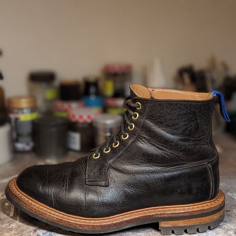 Tricker's Ripon Derby Field Boot in C.F. Stead Flint Kudu