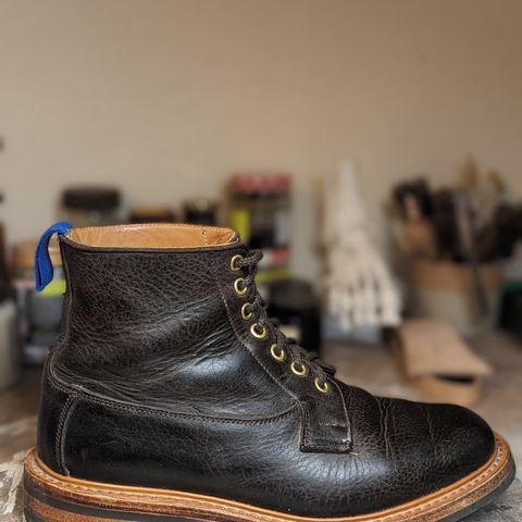 Tricker's Ripon Derby Field Boot in C.F. Stead Flint Kudu
