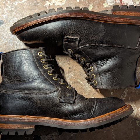 Tricker's Ripon Derby Field Boot in C.F. Stead Flint Kudu