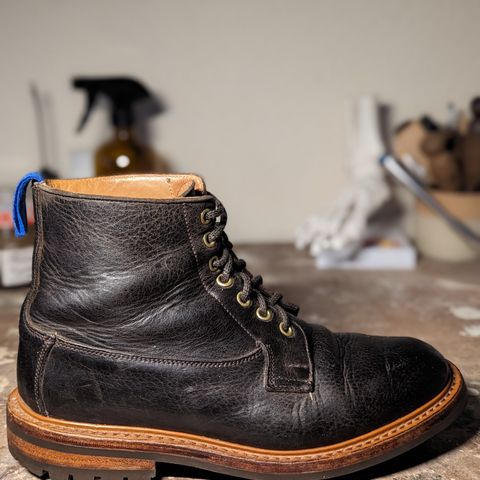 Tricker's Ripon Derby Field Boot in C.F. Stead Flint Kudu