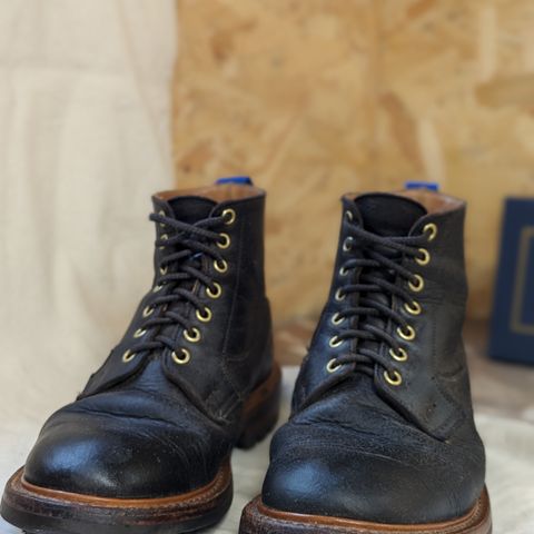 Tricker's Ripon Derby Field Boot in C.F. Stead Flint Kudu