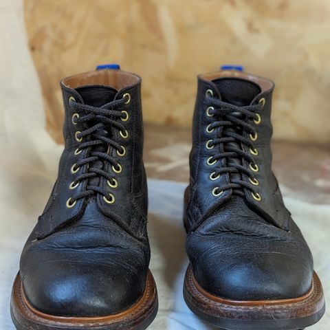 Tricker's Ripon Derby Field Boot in C.F. Stead Flint Kudu