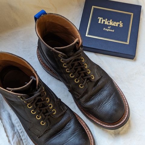 Tricker's Ripon Derby Field Boot in C.F. Stead Flint Kudu