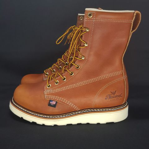 Thorogood 8" Plain Toe in Tobacco Gladiator Oil-Tanned
