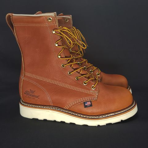 Thorogood 8" Plain Toe in Tobacco Gladiator Oil-Tanned
