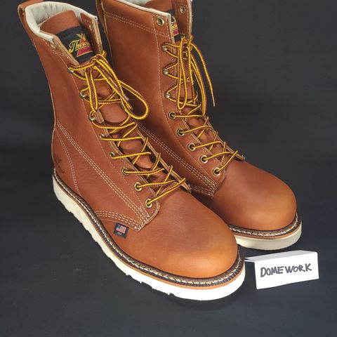Thorogood 8" Plain Toe in Tobacco Gladiator Oil-Tanned