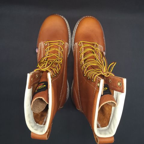 Thorogood 8" Plain Toe in Tobacco Gladiator Oil-Tanned