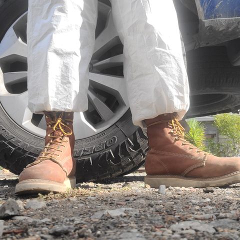 Thorogood 8" Plain Toe in Tobacco Gladiator Oil-Tanned