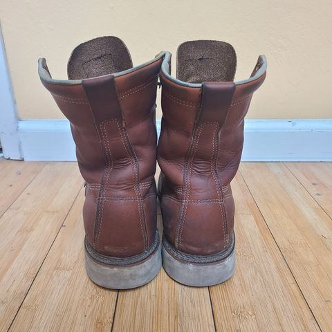 Thorogood 8" Plain Toe in Tobacco Gladiator Oil-Tanned