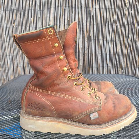 Thorogood 8" Plain Toe in Tobacco Gladiator Oil-Tanned
