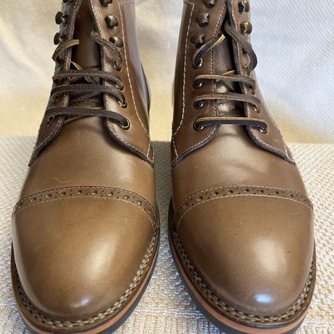BLKBRD Luchador Service Boot in Horween Natural Chromexcel