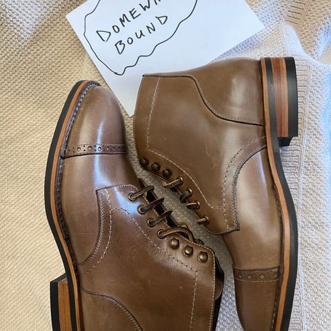 BLKBRD Luchador Service Boot in Horween Natural Chromexcel