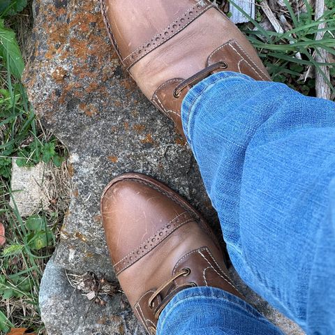 BLKBRD Luchador Service Boot in Horween Natural Chromexcel