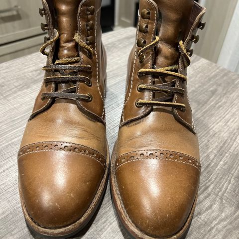 BLKBRD Luchador Service Boot in Horween Natural Chromexcel