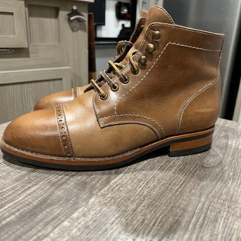 BLKBRD Luchador Service Boot in Horween Natural Chromexcel