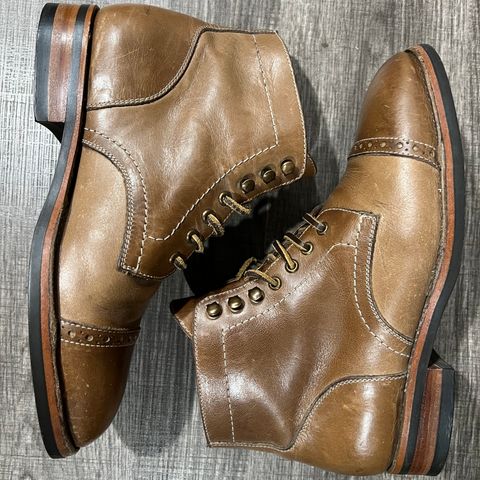 BLKBRD Luchador Service Boot in Horween Natural Chromexcel