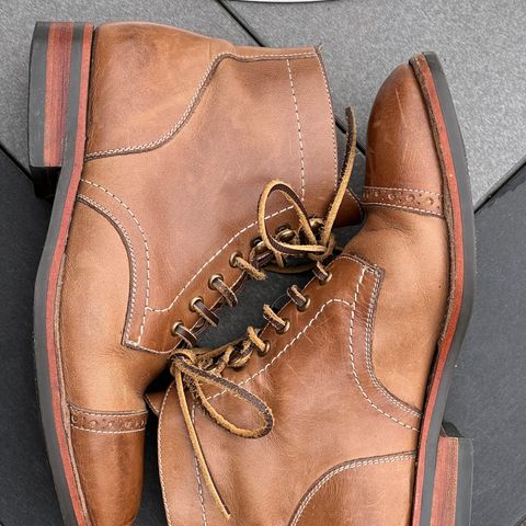 BLKBRD Luchador Service Boot in Horween Natural Chromexcel