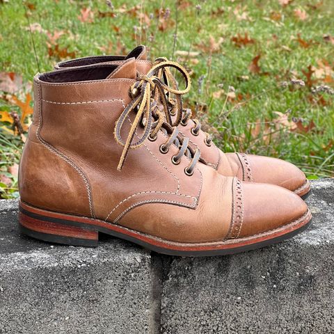 BLKBRD Luchador Service Boot in Horween Natural Chromexcel