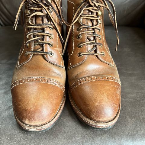 BLKBRD Luchador Service Boot in Horween Natural Chromexcel
