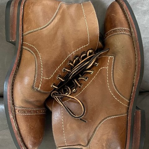 BLKBRD Luchador Service Boot in Horween Natural Chromexcel