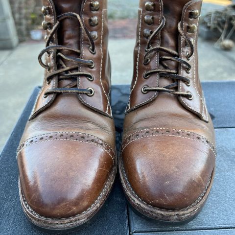 BLKBRD Luchador Service Boot in Horween Natural Chromexcel