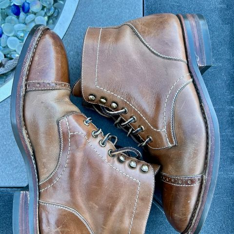 BLKBRD Luchador Service Boot in Horween Natural Chromexcel