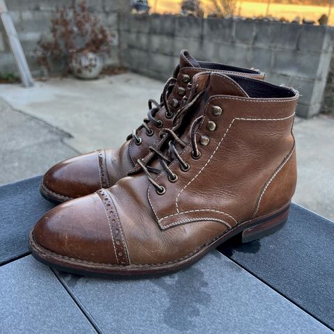BLKBRD Luchador Service Boot in Horween Natural Chromexcel
