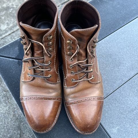 BLKBRD Luchador Service Boot in Horween Natural Chromexcel