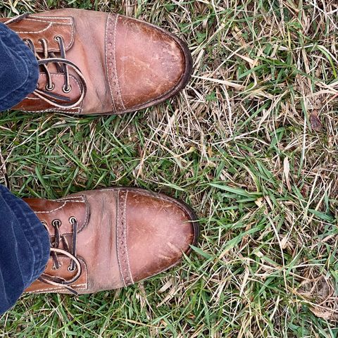 BLKBRD Luchador Service Boot in Horween Natural Chromexcel