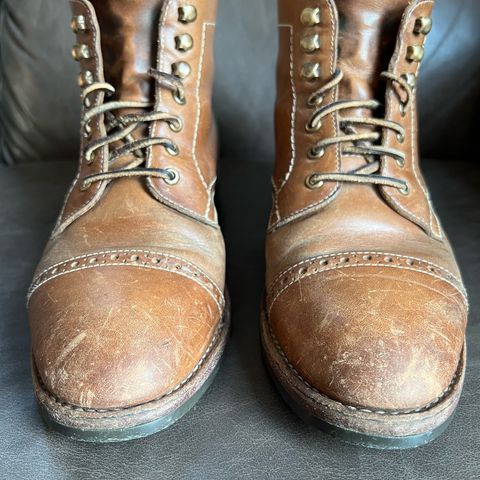 BLKBRD Luchador Service Boot in Horween Natural Chromexcel