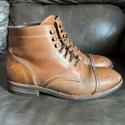 BLKBRD Luchador Service Boot in Horween Natural Chromexcel