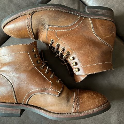 BLKBRD Luchador Service Boot in Horween Natural Chromexcel