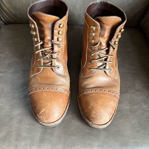 BLKBRD Luchador Service Boot in Horween Natural Chromexcel