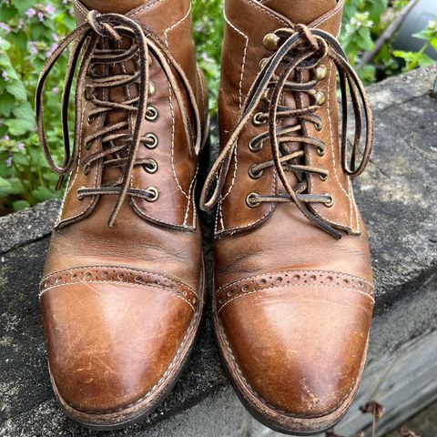 BLKBRD Luchador Service Boot in Horween Natural Chromexcel